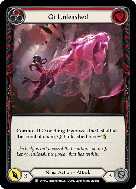 Qi Unleashed (Red) - DYN059 - Common Dynasty