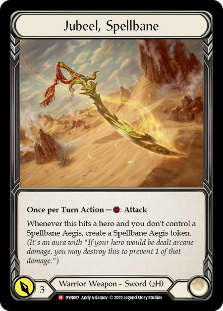 Rainbow Foil Jubeel Spellbane - Dyn067 - Majestic Dynasty