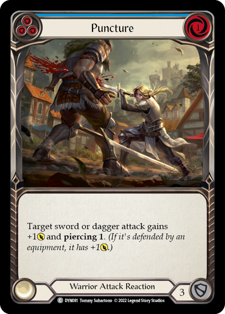 Puncture (Blue) - DYN081 - Common Dynasty