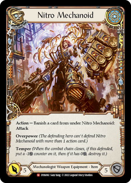Cold Foil Construct Nitro Mechanoid // Nitro Mechanoid - Dyn092 - Majestic Dynasty