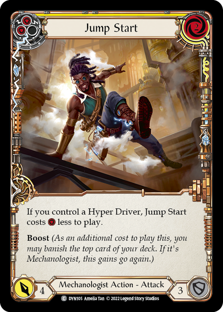 Jump Start (Yellow) - DYN105 - Common Dynasty