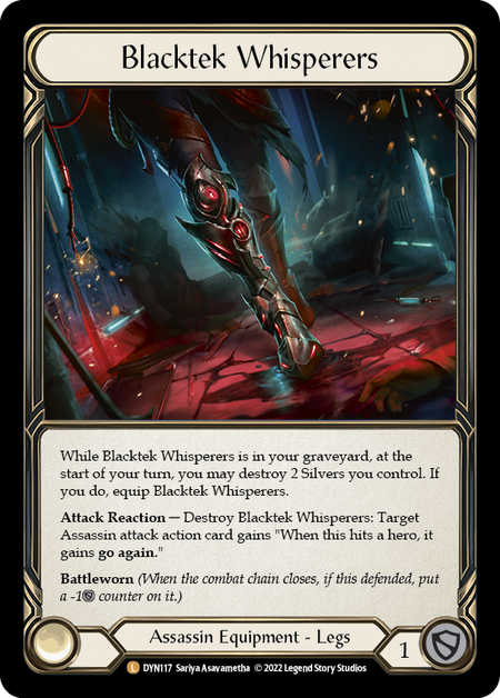 Blacktek Whisperers - DYN117 - Legendary Dynasty