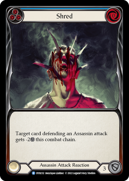 Shred (Blue) - DYN132 - Rare Dynasty
