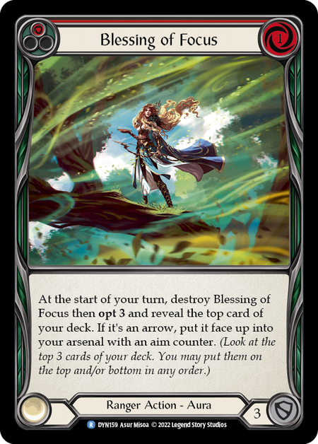 Blessing of Focus (Red) - DYN159 - Rare Dynasty