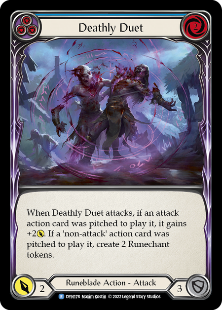 Deathly Duet (Blue) - DYN178 - Rare Dynasty
