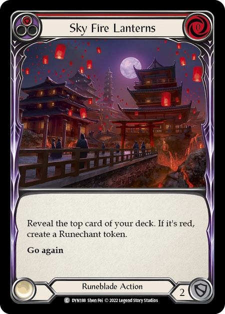 Sky Fire Lanterns (Red) - DYN188 - Common Dynasty