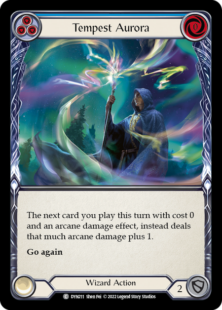 Tempest Aurora (Blue) - DYN211 - Common Dynasty