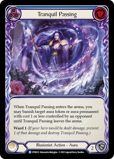 Tranquil Passing (Blue) - DYN223 - Rare Dynasty