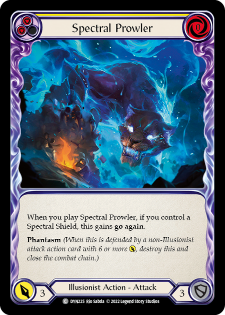 Spectral Prowler (Yellow) - DYN225 - Common Dynasty