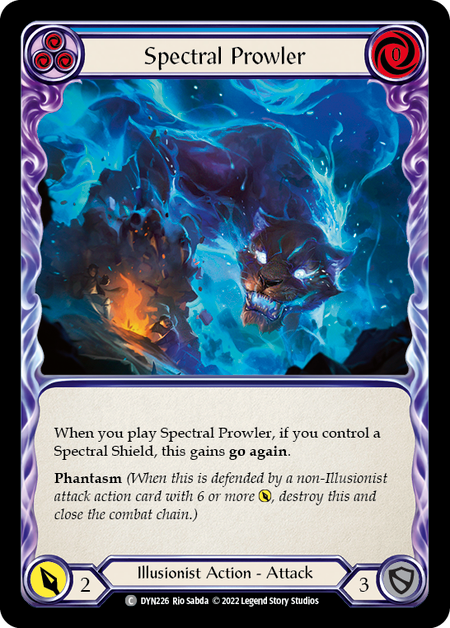 Spectral Prowler (Blue) - DYN226 - Common Dynasty