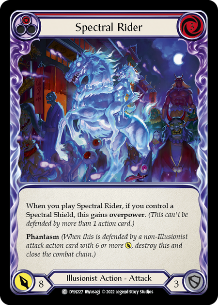 Spectral Rider (Red) - DYN227 - Common Dynasty