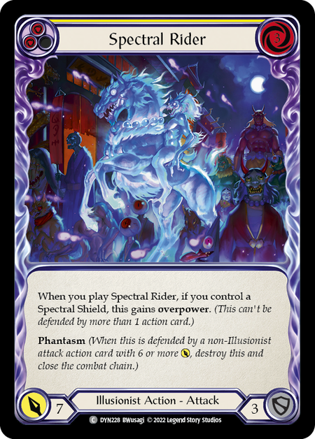 Spectral Rider (Yellow) - DYN228 - Common Dynasty