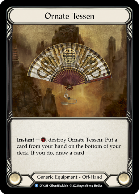 Ornate Tessen - DYN235 - Rare Dynasty