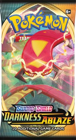 Pokemon TCG Sword and Shield Darkness Ablaze Booster Pack-Cherry Collectables