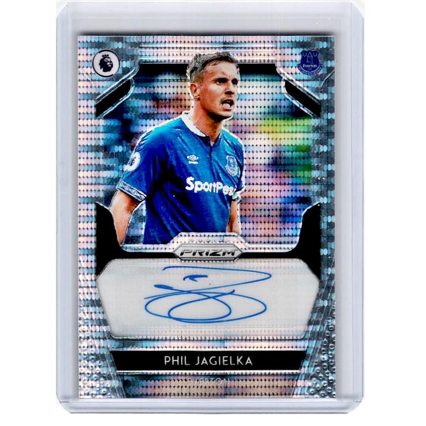 2019-20 Prizm EPL Breakaway Soccer PHIL JAGIELKA Auto 1/15-Cherry Collectables