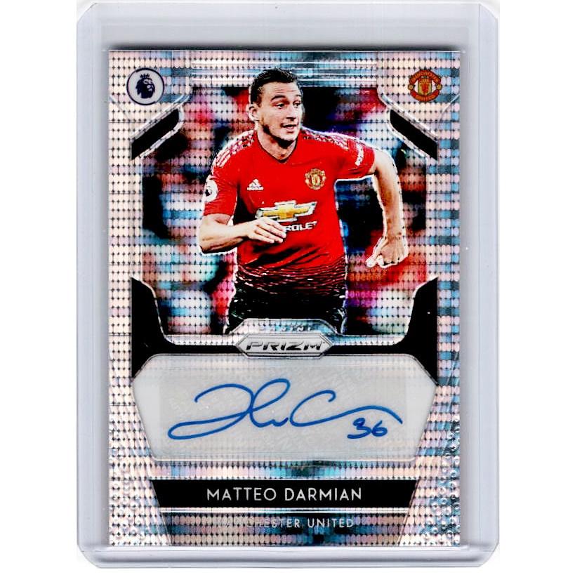 2019-20 Prizm EPL Breakaway Soccer MATTEO DARMIAN Auto 27/75-Cherry Collectables