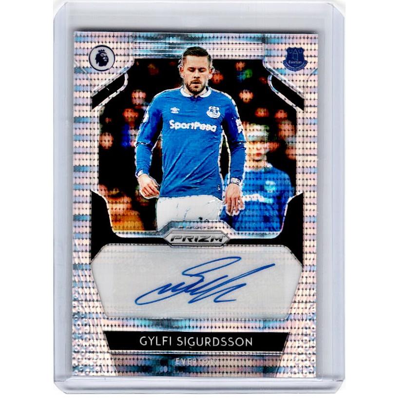 2019-20 Prizm EPL Breakaway Soccer GYLFI SIGURDSSON Auto 39/50-Cherry Collectables