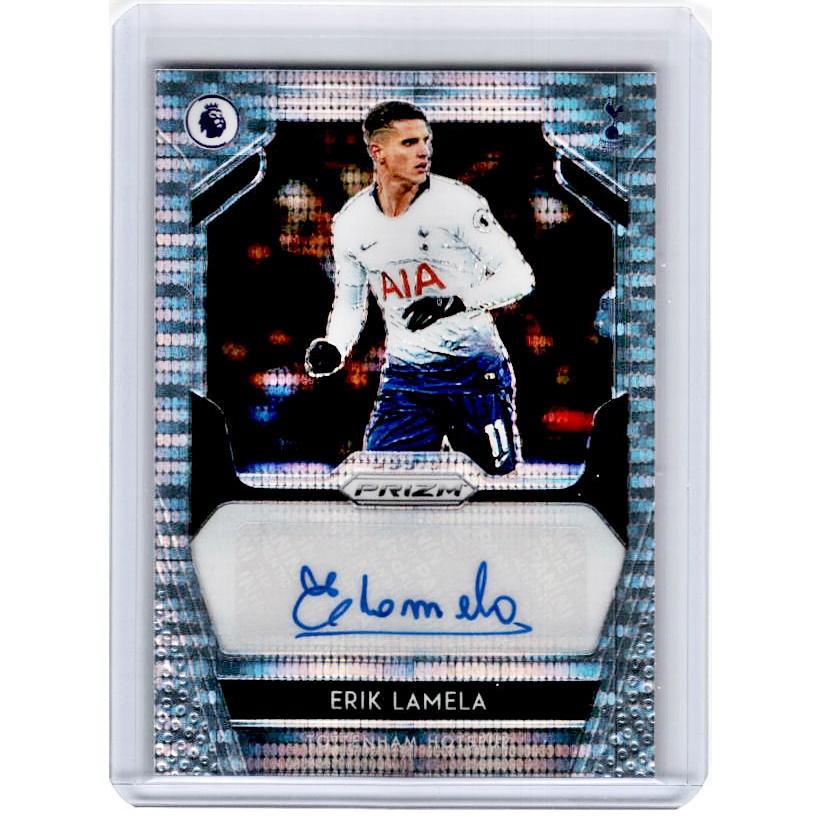 2019-20 Prizm EPL Breakaway Soccer ERIK LAMELA Auto 47/100-Cherry Collectables
