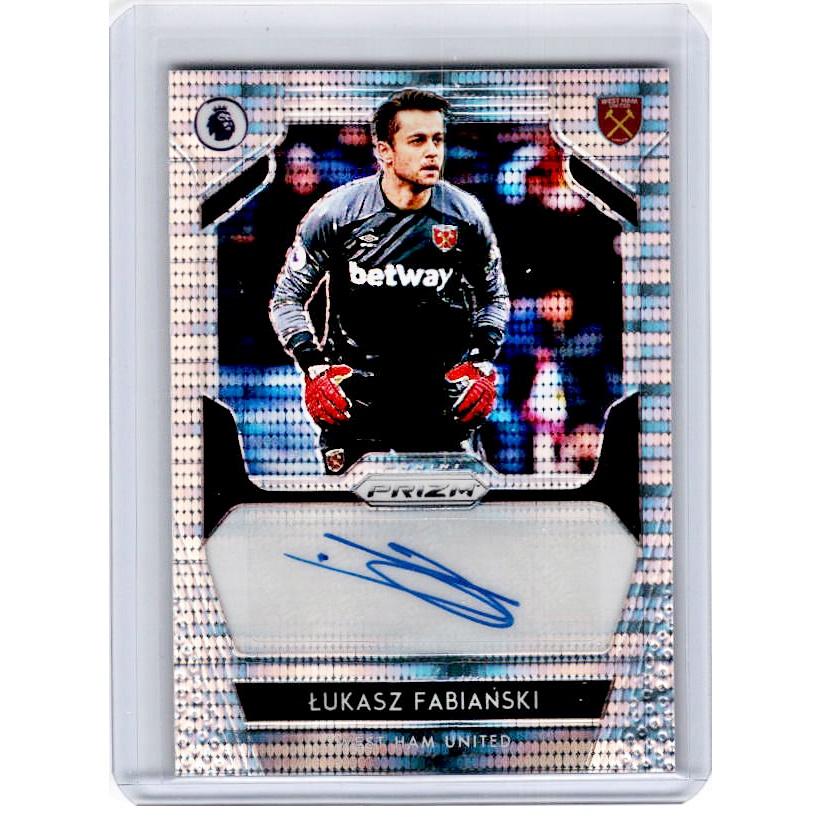 2019-20 Prizm EPL Breakaway Soccer LUKASZ FABIANSKI Auto 65/100-Cherry Collectables