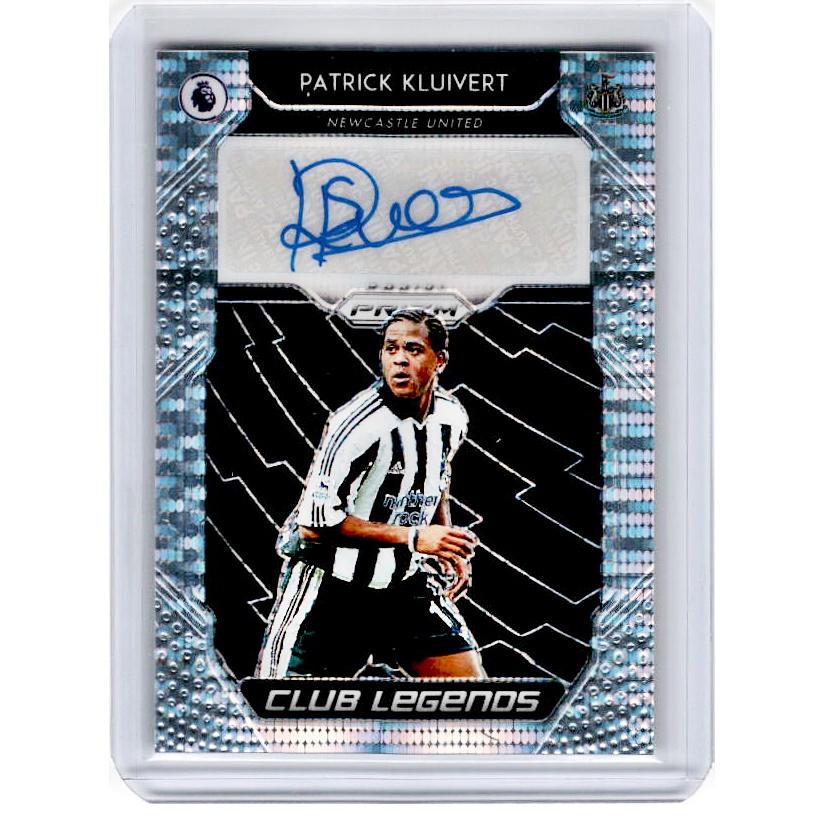 2019-20 Prizm EPL Breakaway Soccer PATRICK KLUIVERT Club Legends Auto 99/100-Cherry Collectables