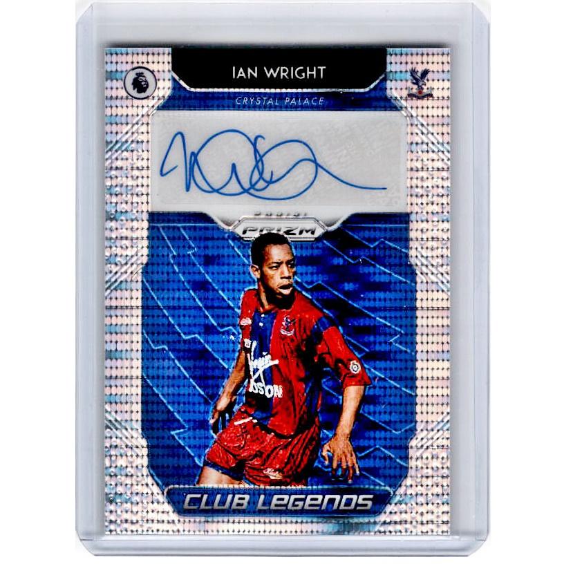 2019-20 Prizm EPL Breakaway Soccer IAN WRIGHT Club Legends Auto 79/100-Cherry Collectables