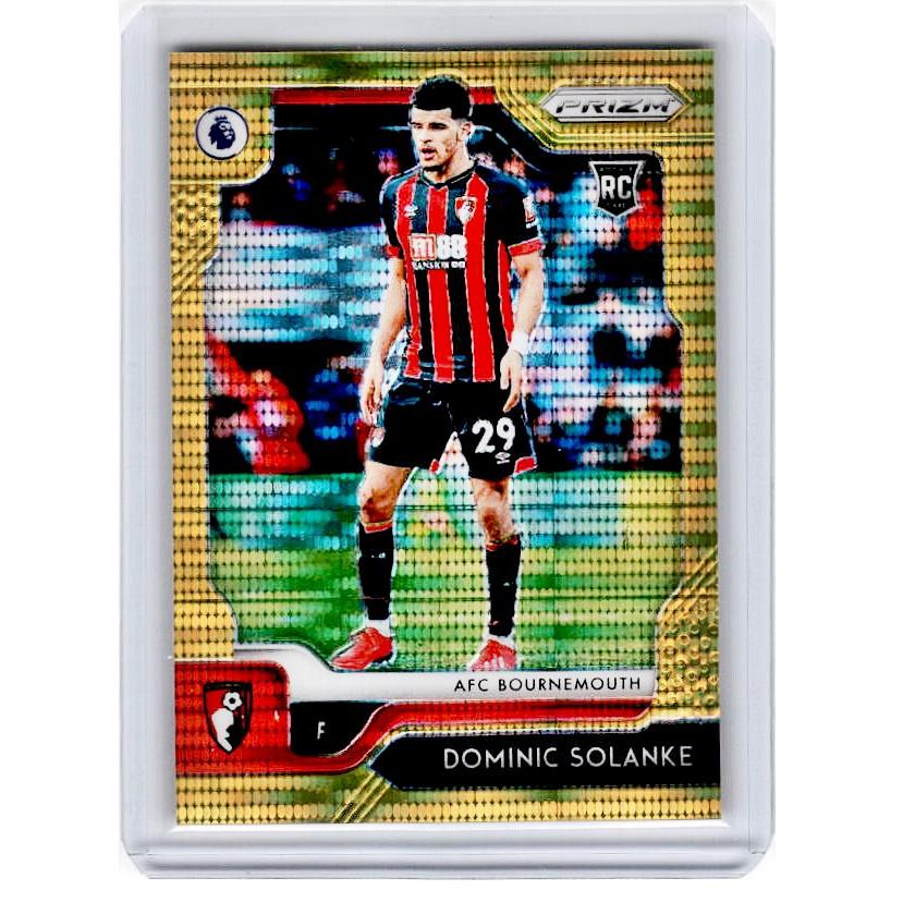 2019-20 Prizm EPL Breakaway Soccer DOMINIC SOLANKE Rookie Gold Prizm 9/10-Cherry Collectables