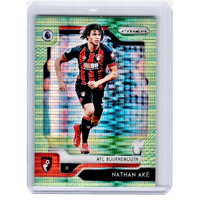 2019-20 Prizm EPL Breakaway Soccer NATHAN AKE Green Prizm 3/5-Cherry Collectables