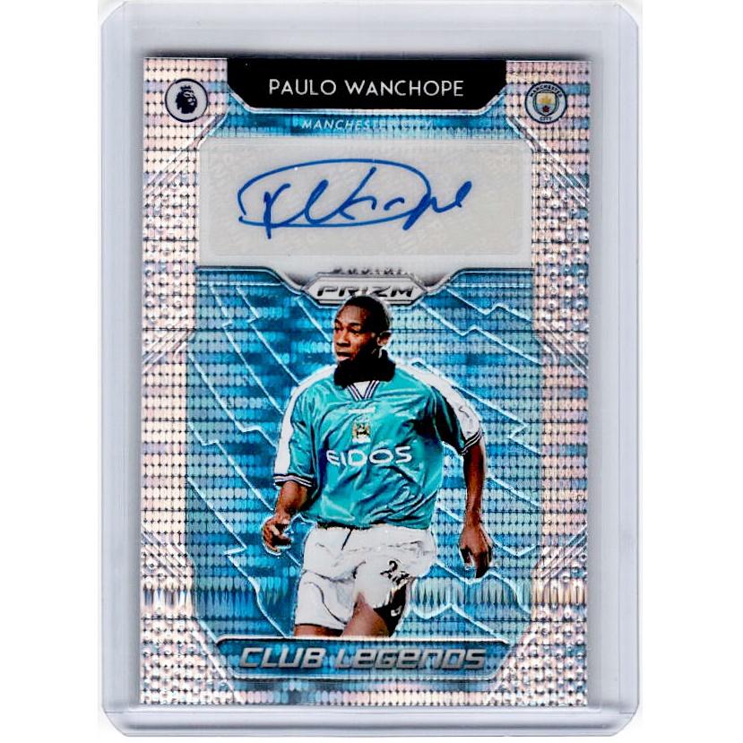 2019-20 Prizm EPL Breakaway Soccer PAULO WANCHOPE Club Legends Auto 41/100-Cherry Collectables