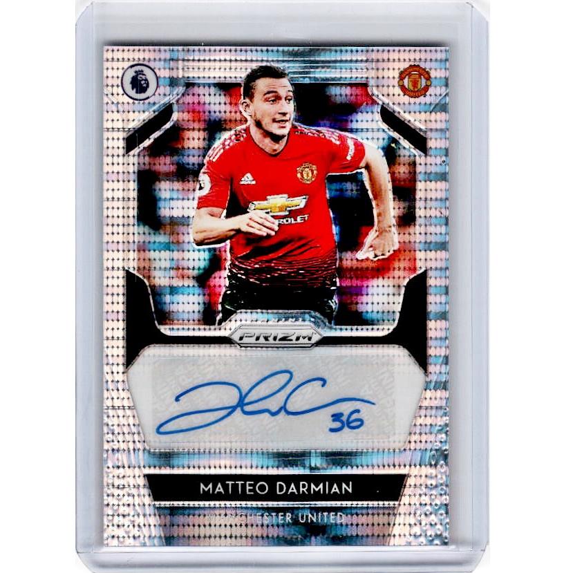 2019-20 Prizm EPL Breakaway Soccer MATTEO DARMIAN Auto 67/75-Cherry Collectables