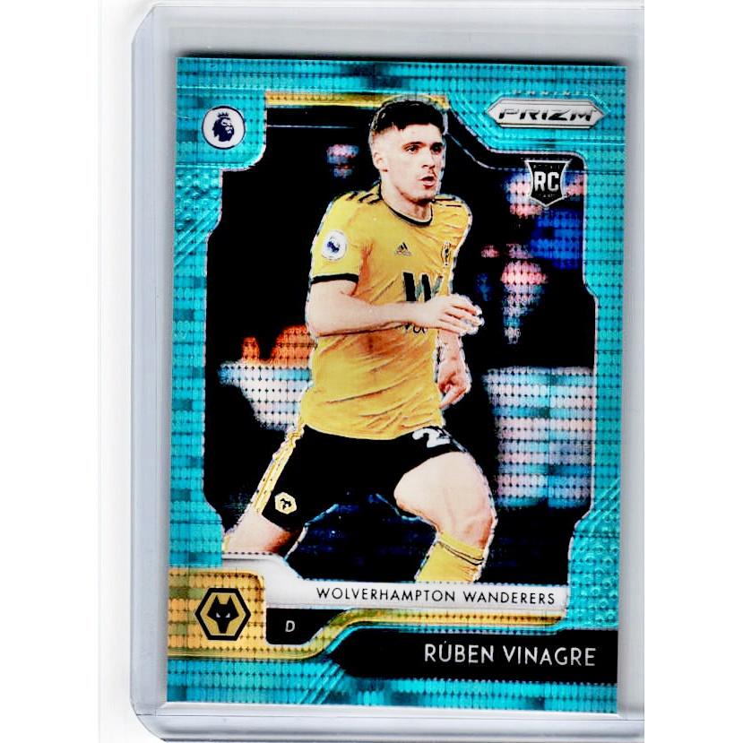 2019-20 Prizm EPL Breakaway Soccer RUBEN VINAGRE Rookie Teal Prizm 26/35-Cherry Collectables