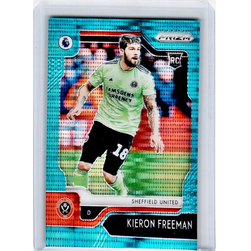 2019-20 Prizm EPL Breakaway Soccer KIERON FREEMAN Rookie Teal Prizm 32/35-Cherry Collectables