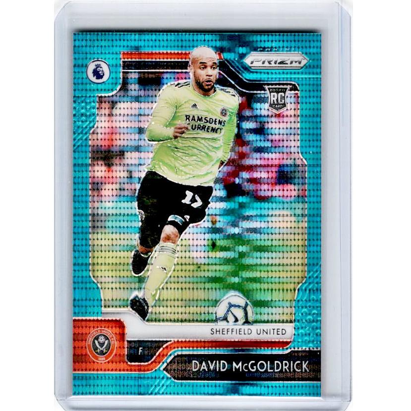 2019-20 Prizm EPL Breakaway Soccer DAVID MCGOLDRICK Rookie Teal Prizm 26/35-Cherry Collectables