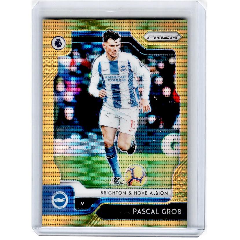 2019-20 Prizm EPL Breakaway Soccer PASCAL GROB Gold Prizm 10/10-Cherry Collectables