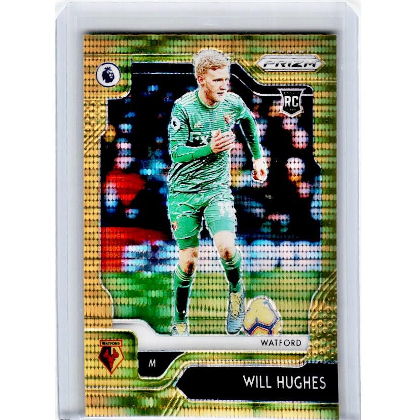 2019-20 Prizm EPL Breakaway Soccer WILL HUGHES Rookie Gold Prizm 8/10-Cherry Collectables