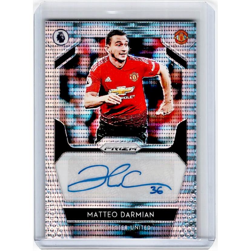 2019-20 Prizm EPL Breakaway Soccer MATTEO DARMIAN Auto 8/75-Cherry Collectables