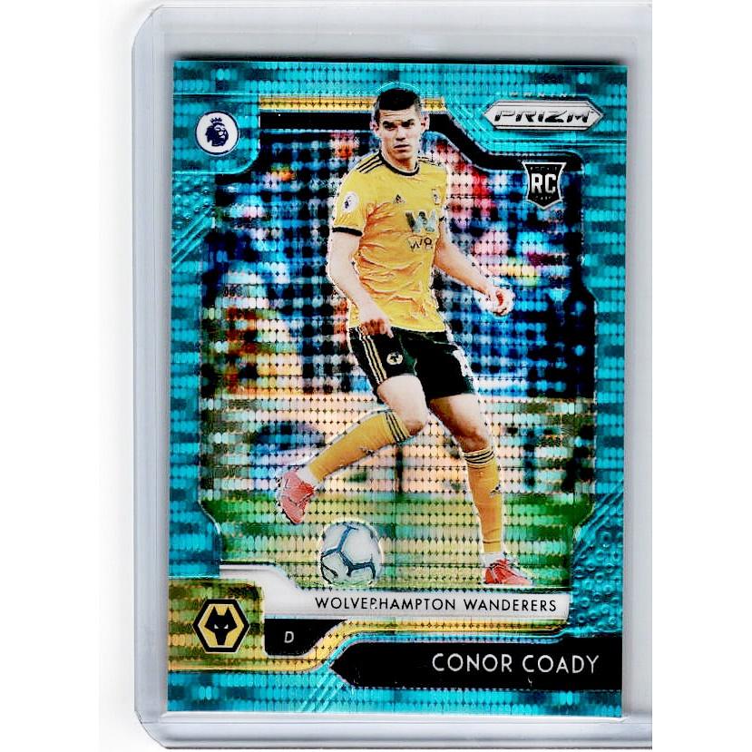 2019-20 Prizm EPL Breakaway Soccer CONOR COADY Rookie Teal Prizm 29/35-Cherry Collectables