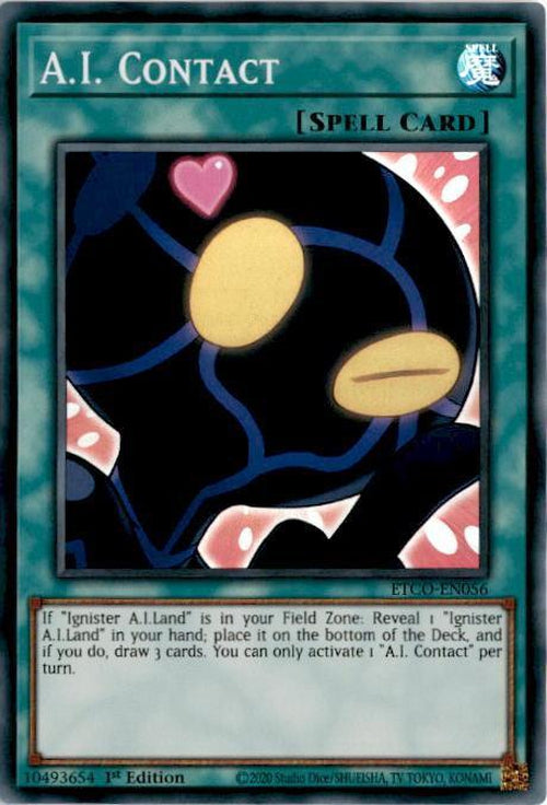 A.I. Contact - ETCO-EN056 - Super Rare 1st Edition-Cherry Collectables