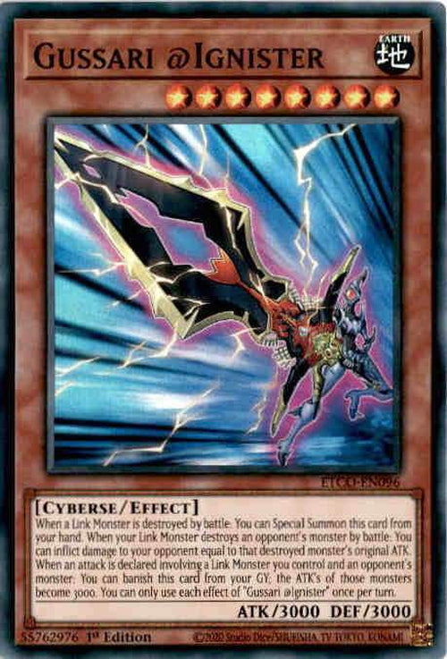 Gussari @Ignister - ETCO-EN096 - Super Rare 1st Edition-Cherry Collectables