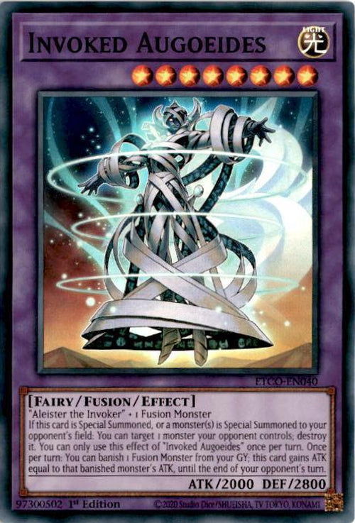 Invoked Augoeides - ETCO-EN040 - Super Rare 1st Edition-Cherry Collectables