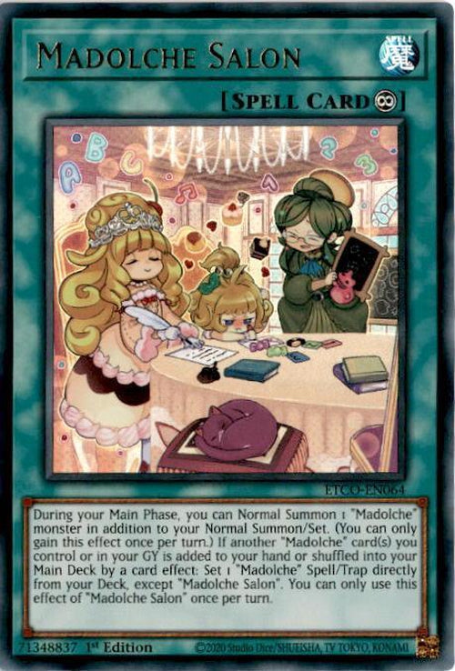 Madolche Salon - ETCO-EN064 - Ultra Rare 1st Edition-Cherry Collectables