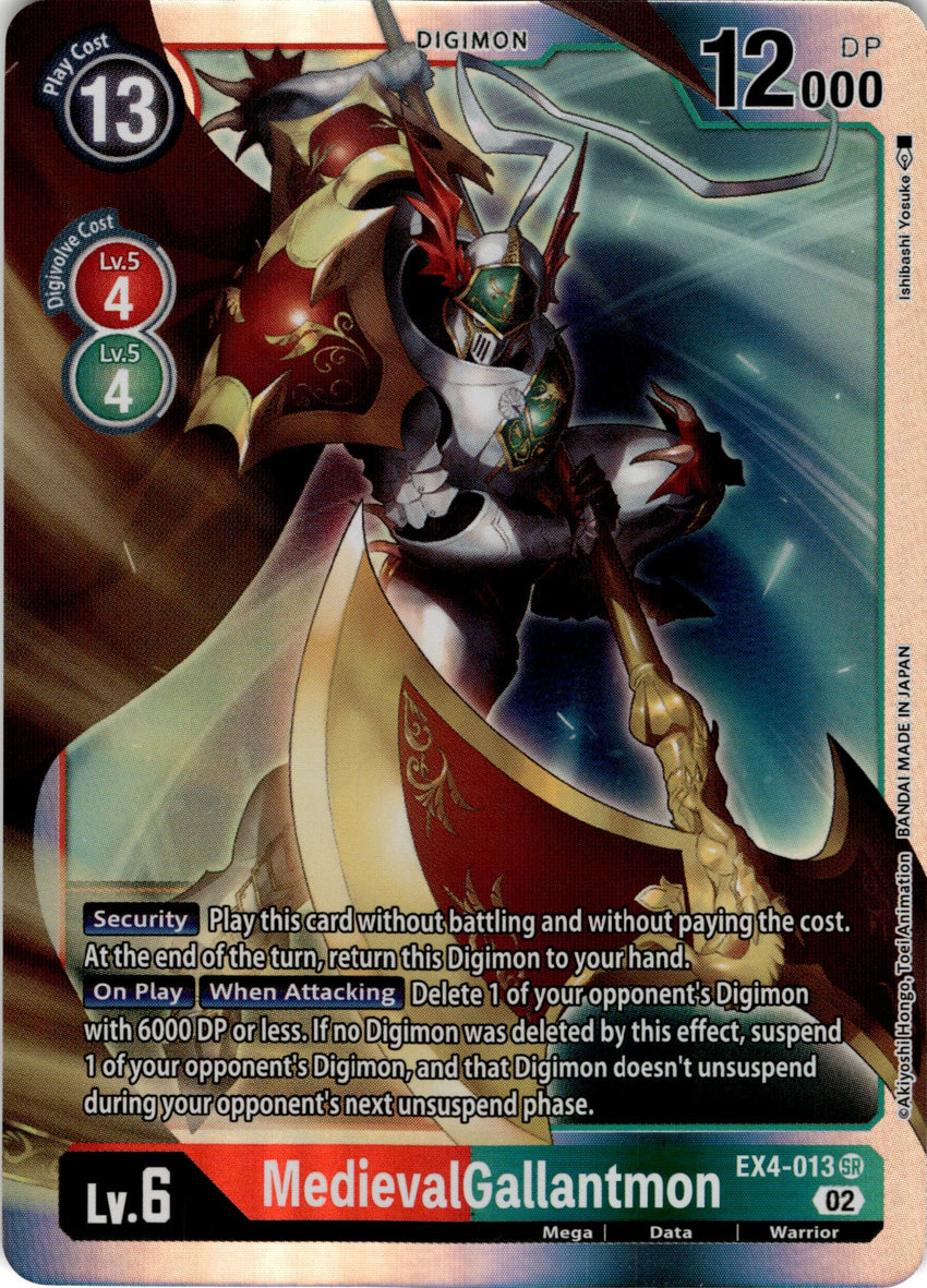 MedievalGallantmon EX4-013 - Super Rare EX04 Alternative Being