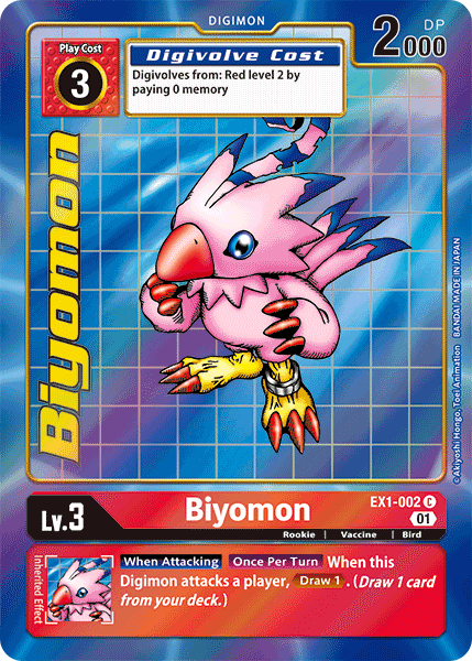 Alternate Art Biyomon Ex1-002 - Ex01 Classic Collection