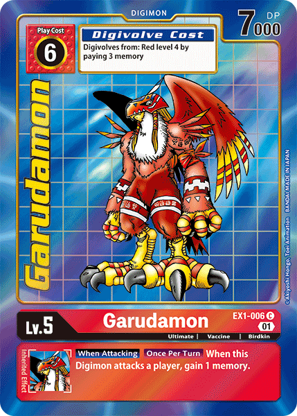 Alternate Art Garudamon Ex1-006 - Ex01 Classic Collection