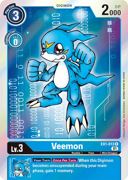 Veemon (EX1-013) Rare -  Classic Collection