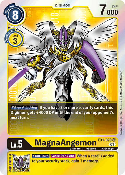 Magnaangemon Ex1-029 Super Rare - Ex01 Classic Collection