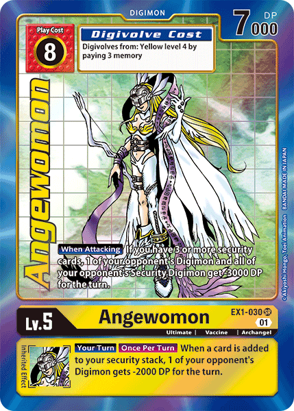 Alternate Art Angewomon Ex1-030 - Ex01 Classic Collection