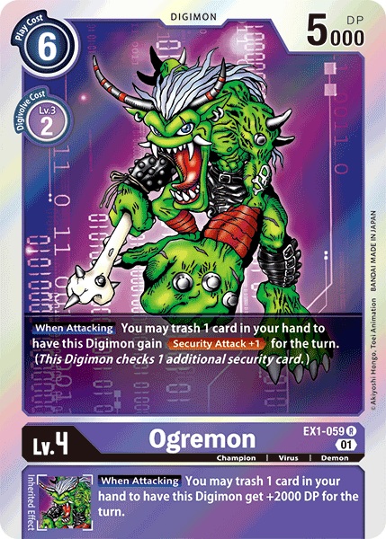 Ogremon (EX1-059) Rare -  Classic Collection
