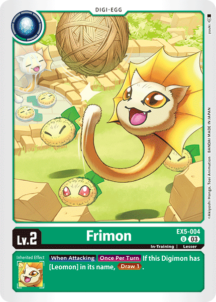 Plasyet 4 4x Frimon Ex5-004 - Uncommon Ex05 Animal Colosseum