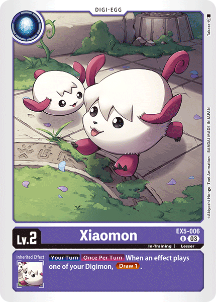 Plasyet 4 4x Xiaomon Ex5-006 - Uncommon Ex05 Animal Colosseum