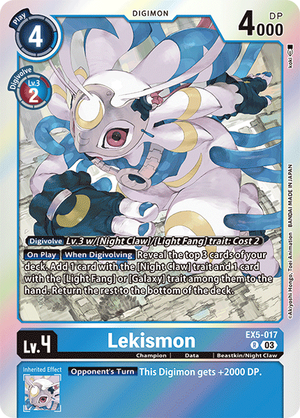 Lekismon Ex5-017 - Rare Ex05 Animal Colosseum